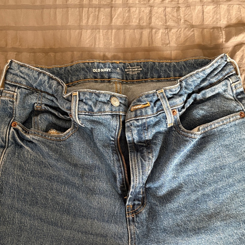 Old Navy Sky-Hi Wide Leg 8Tall